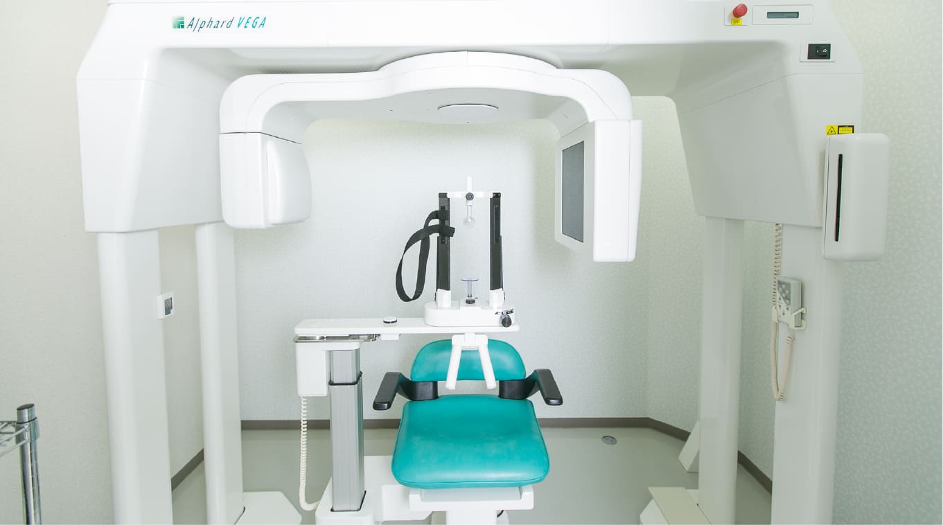 歯科用CTスキャン、インプラント用設備完備